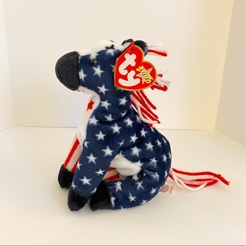 Lefty The Donkey 2000 TY Beanie Baby with Tag